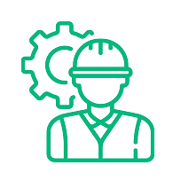 green construction icon